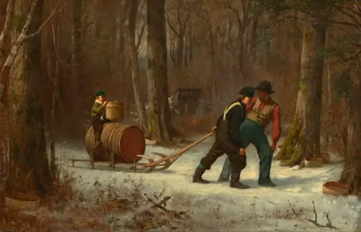 On Their Way to Camp