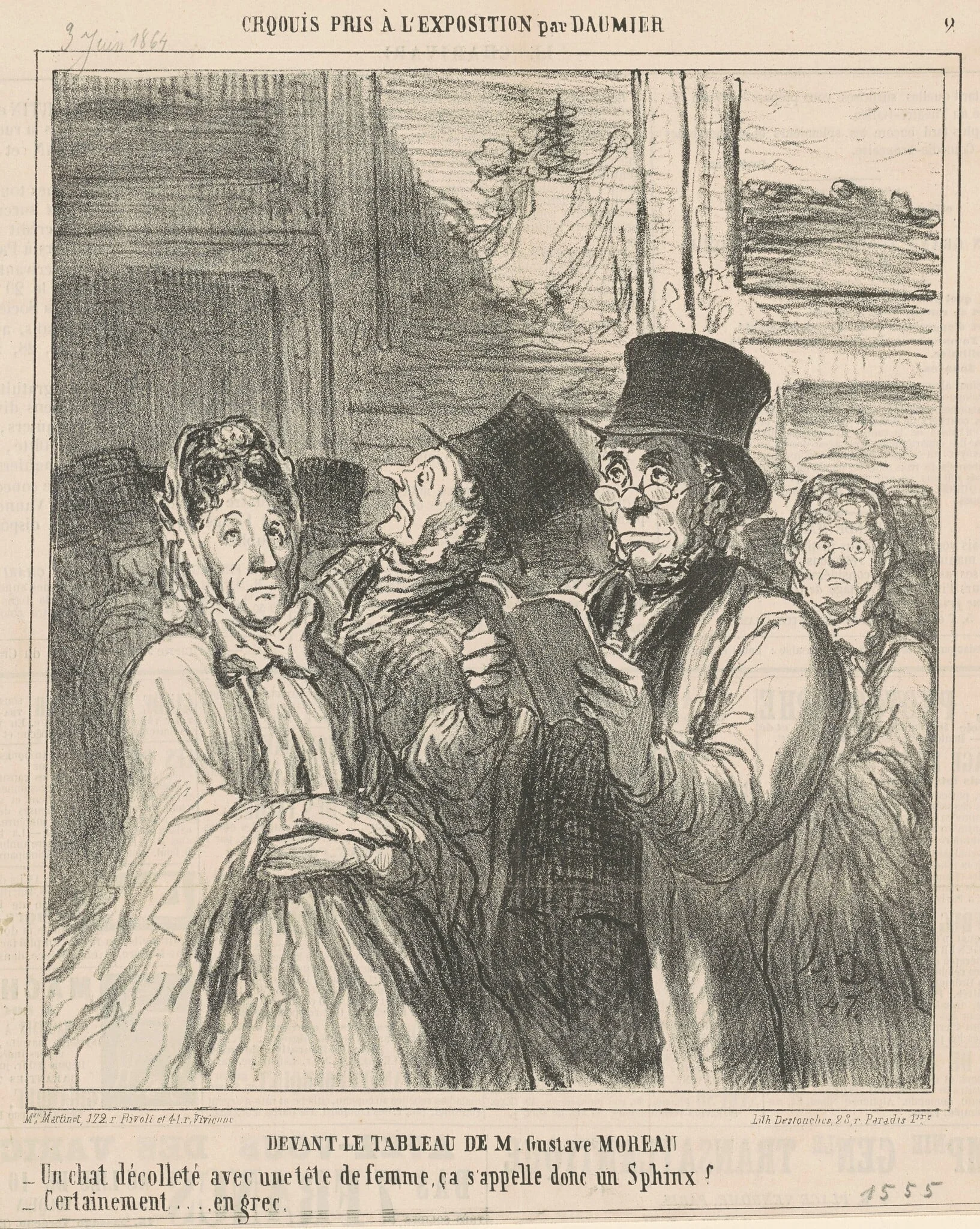 Devant le tableau de M. G. Moreau