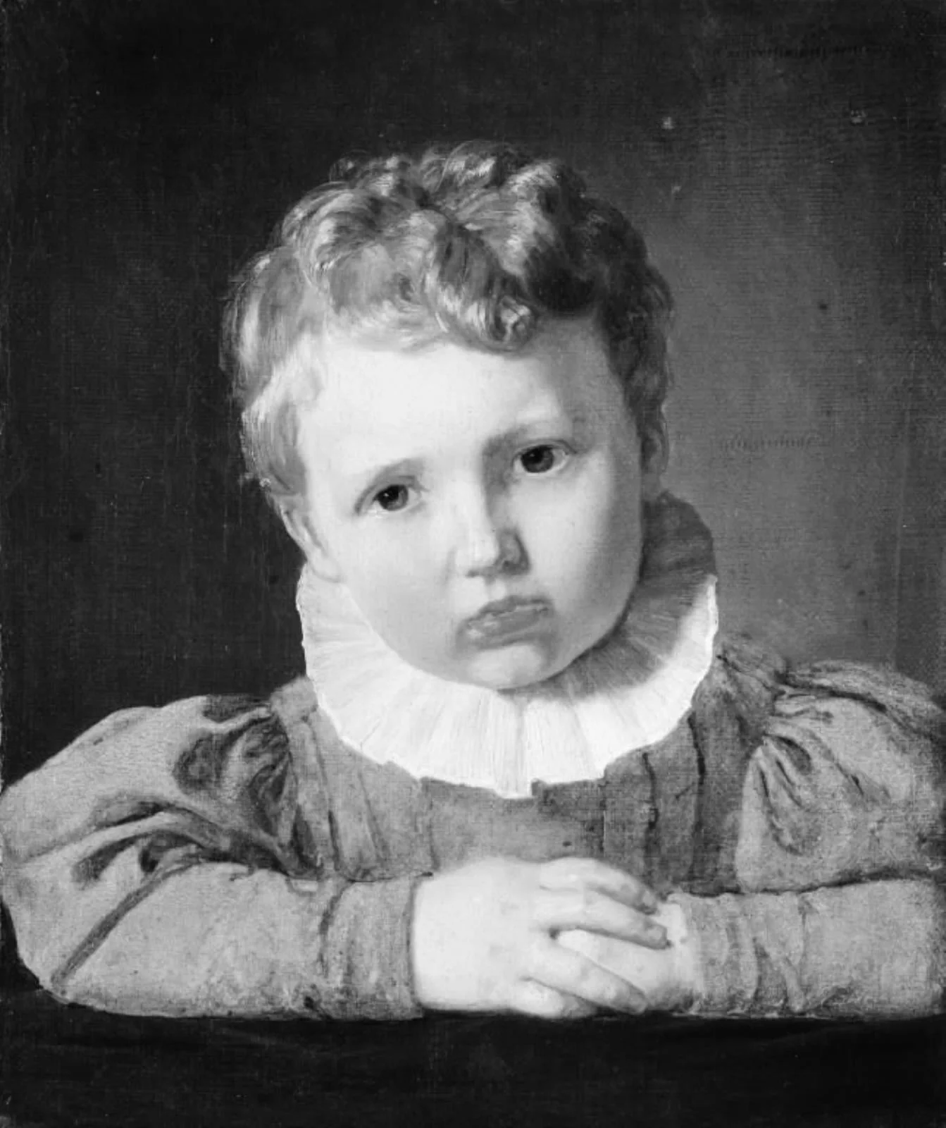Maleren C.F. Hetsch som barn, by Unknown, 1850