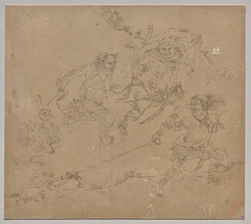 Album of Daoist and Buddhist Themes: Search the Mountain: Leaf 48