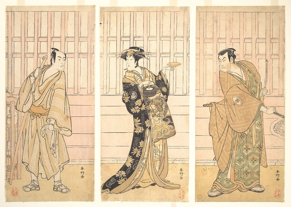Untitled, by Katsukawa Shunkō, ink, 1788
