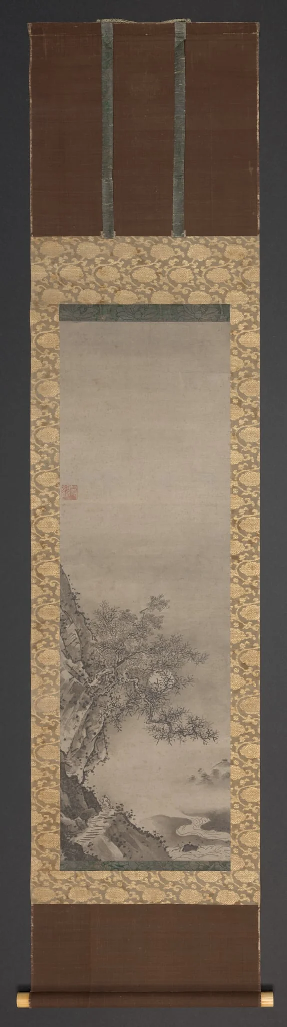 Landscapes with Figures (one of a pair), by Shūgetsu Tōkan, unspecified, 1500