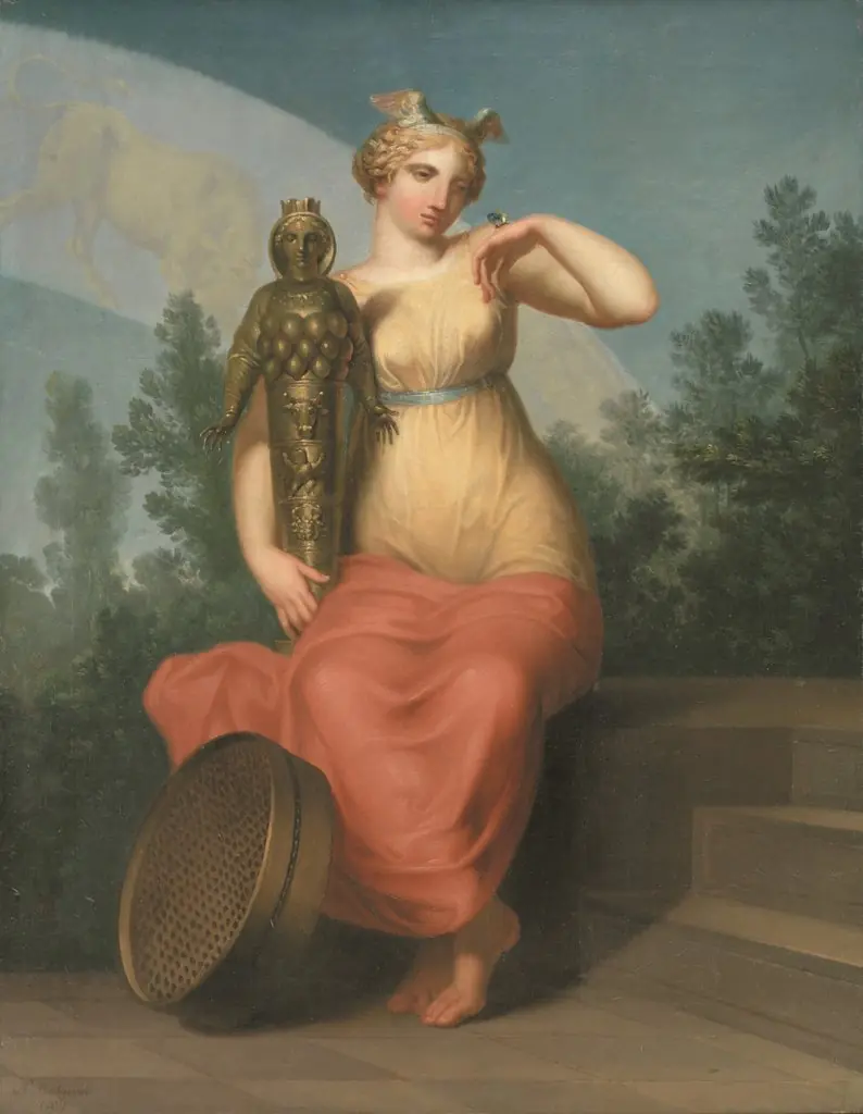 Philosophy. Allegorical figure.