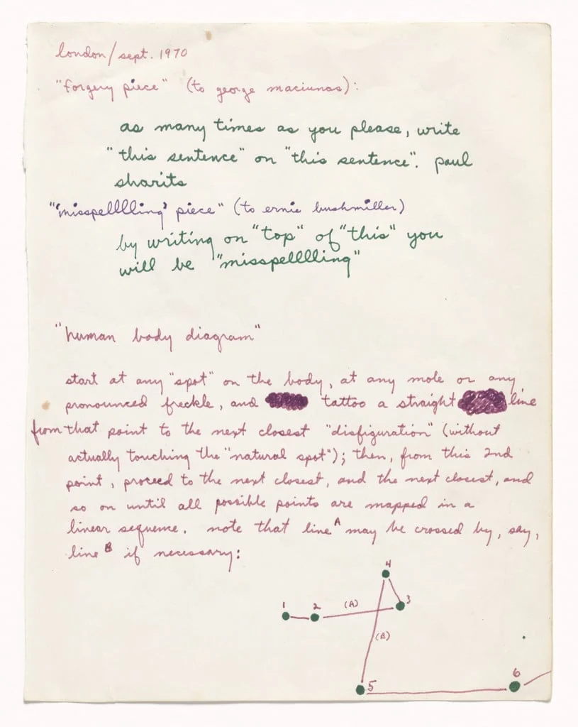Untitled, by Paul Sharits, 1970