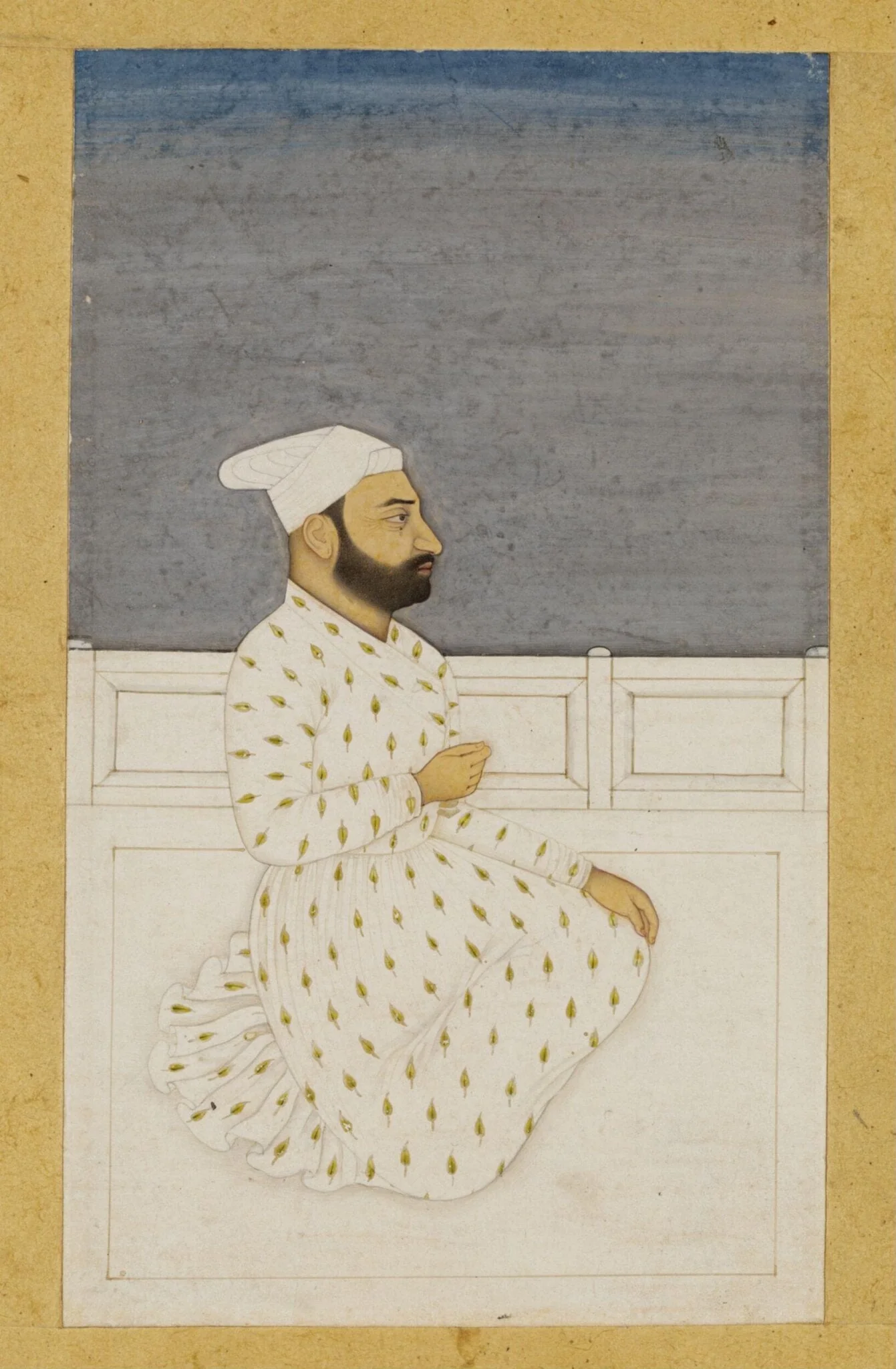 Raja Kailashpat Dev, by Unknown, paint, 1745