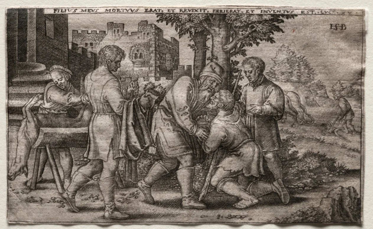 The Return of the Prodigal Son, by Unknown, 1504