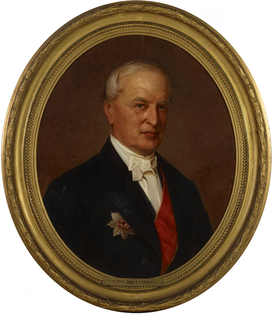 Salaneuvos Robert von Trappin muotokuva