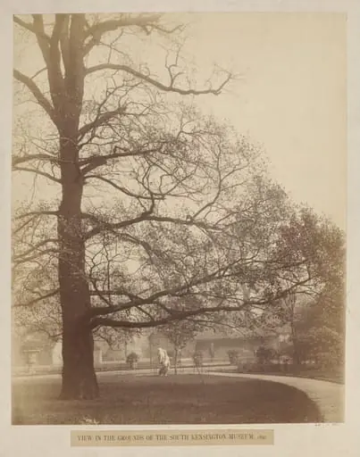 View of the grounds of the South Kensington Museum, 1891