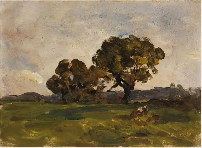 Trees in Pasture Land