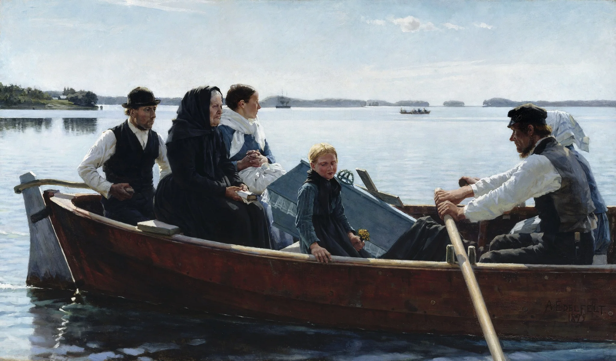 Conveying the Child's Coffin (A Child's Funeral)