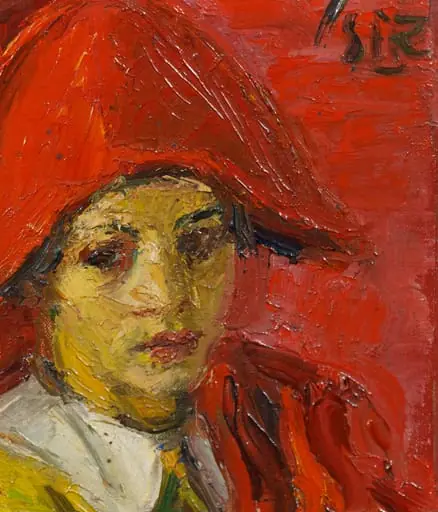 Paulina în costum de arlechin