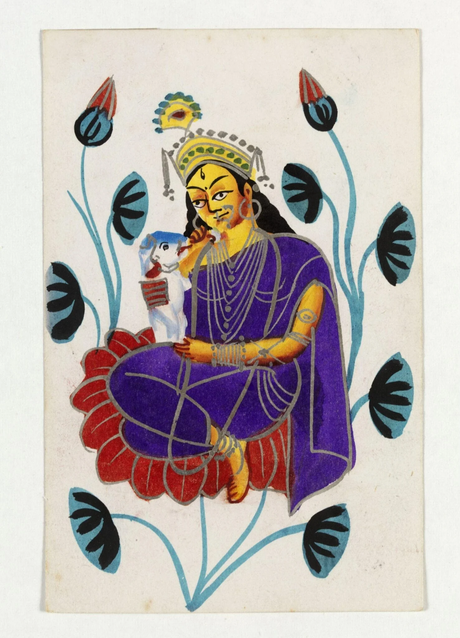 Kamala Kamini, by Unknown, paint, 1890