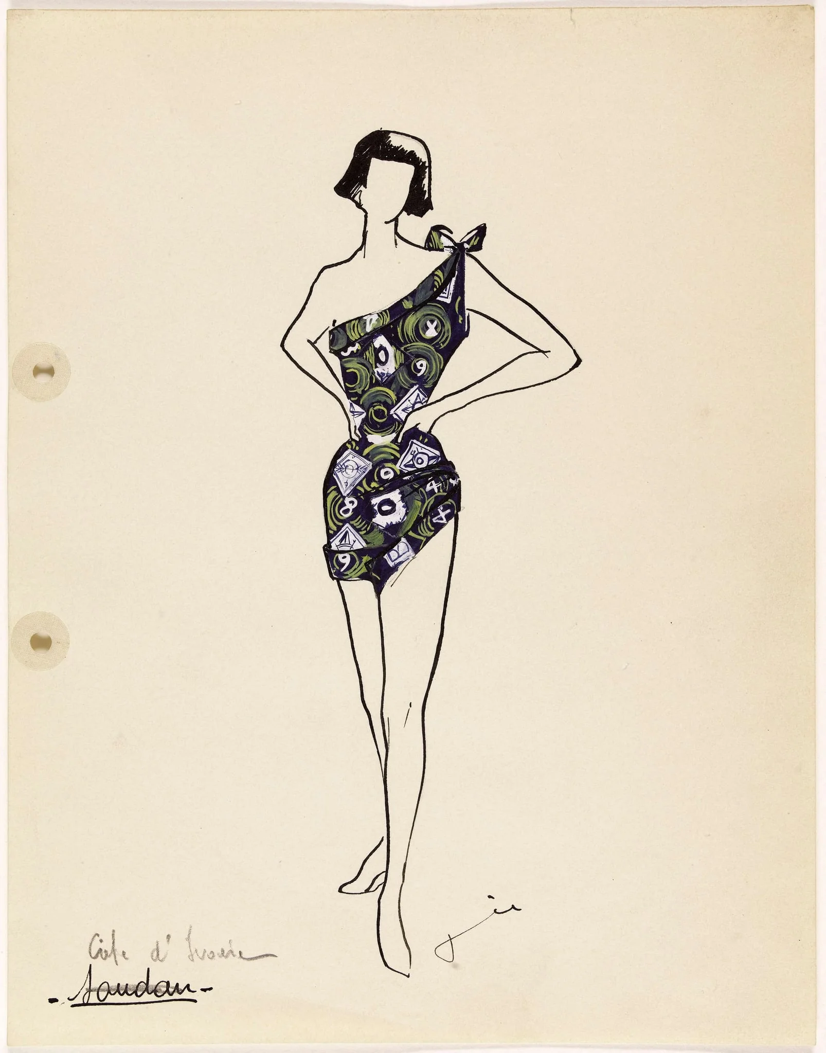 'Côte d'Ivoire', by Marie-Louise Carven, 1949