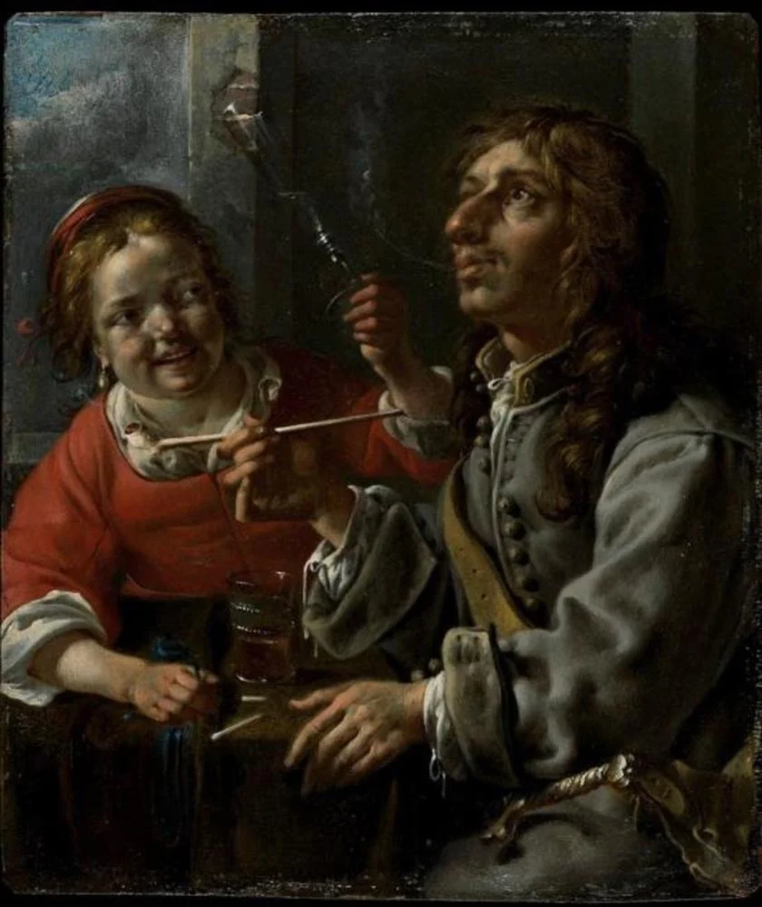 Soldier with a girl