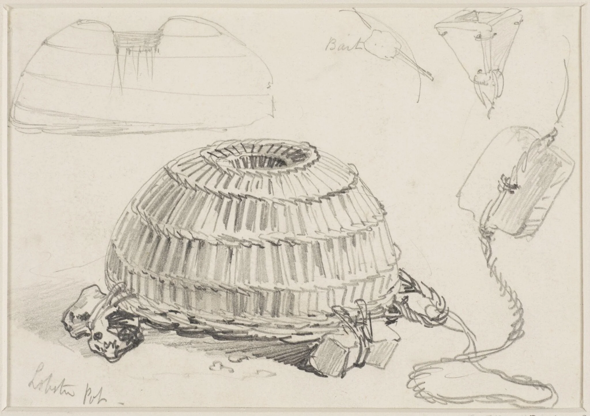 Lobster Pot, by Edward William Cooke, 1850