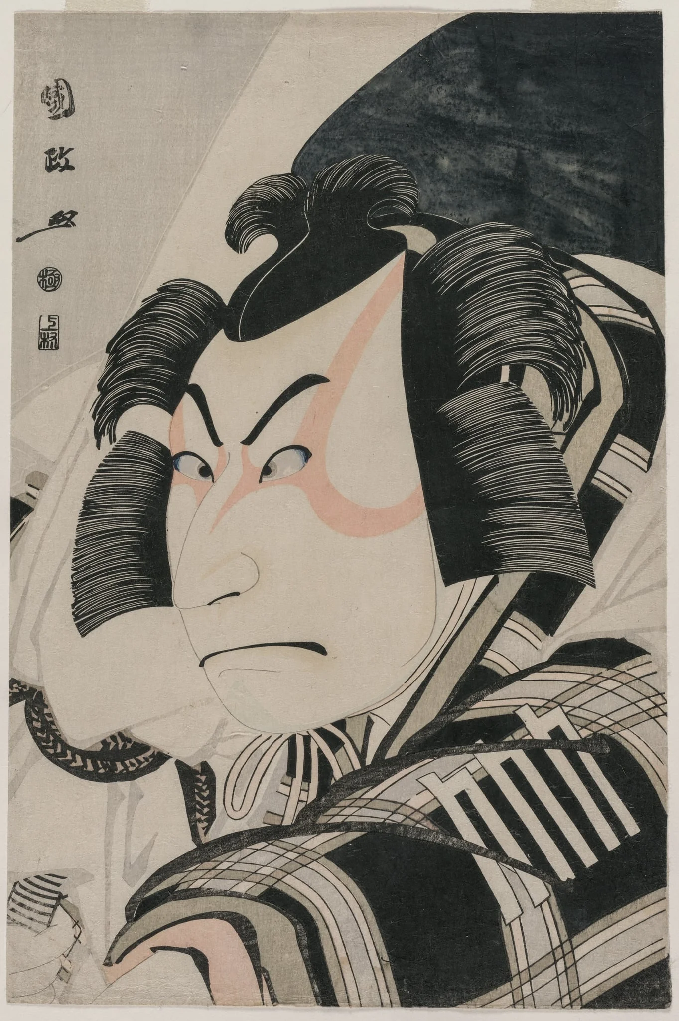 Nakamura Nakazo II as Matsuomaru in the Carriage-Stopping Scene