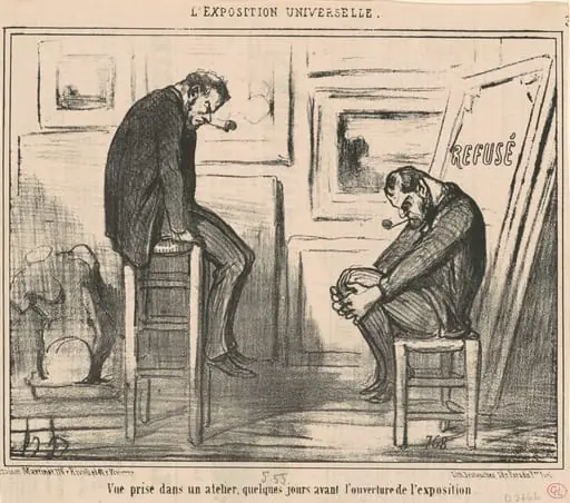 Vue prise dans un atelier ...