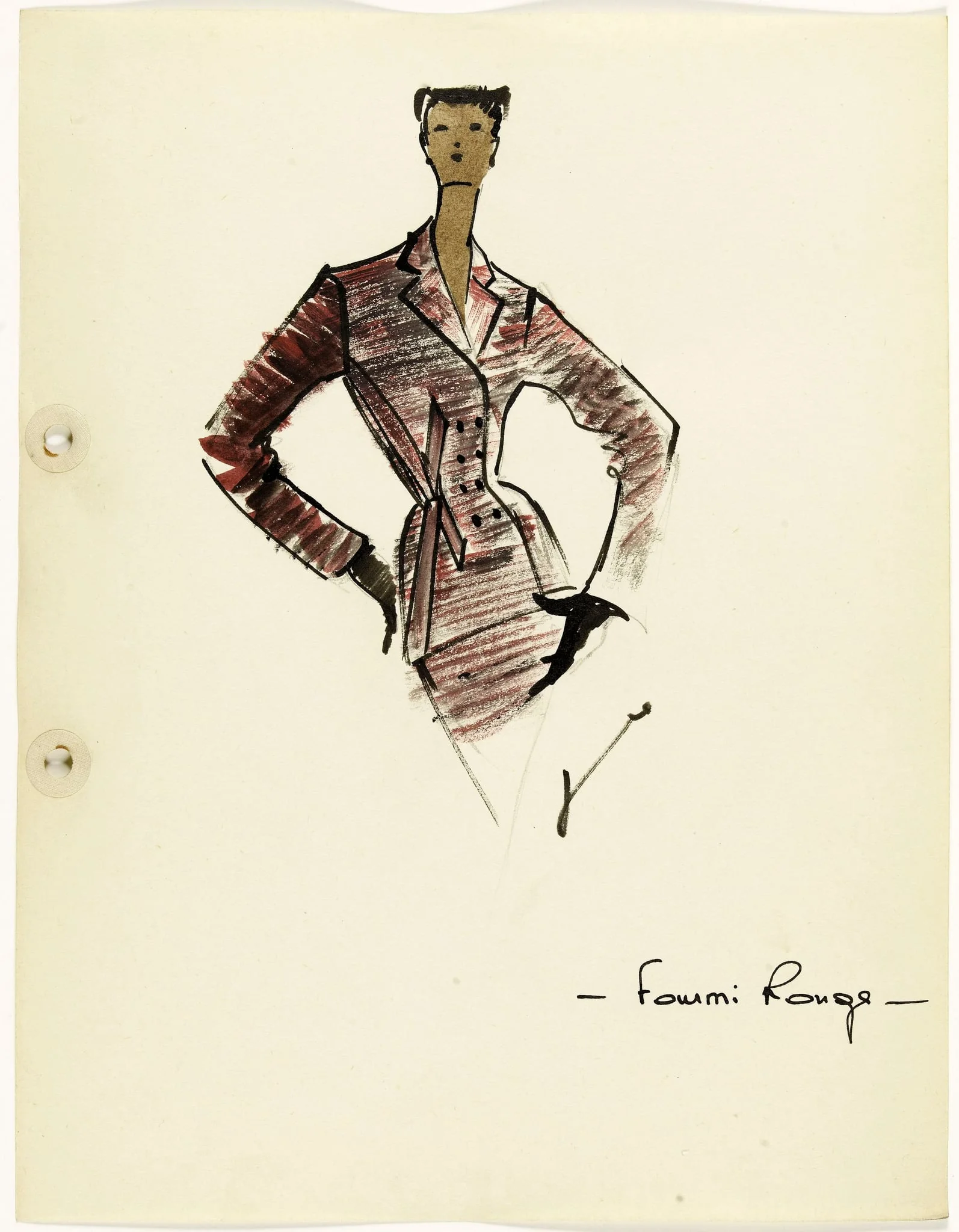 'Fourmi rouge', by Marie-Louise Carven, 1951