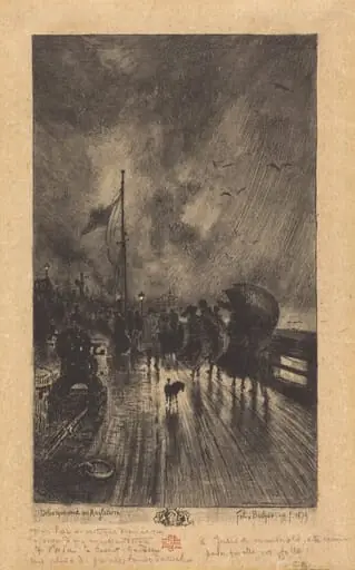 Un Débarquement en Angleterre (Landing in England)