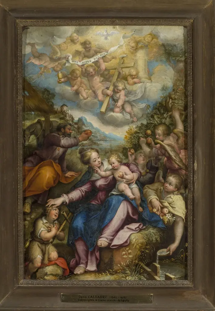 Rest during the flight to Egypt