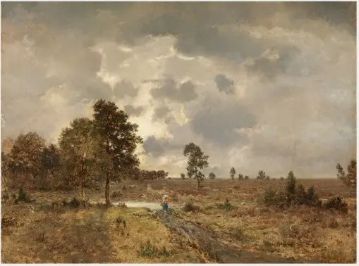 A Country Scene with a Child
