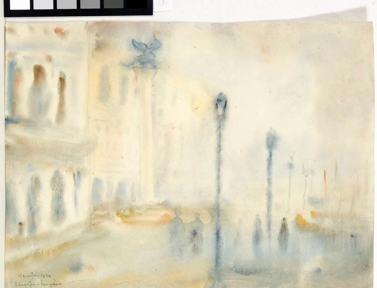 Veneția în ceață, by Rudolf Schweitzer-Cumpăna, unspecified, 1939