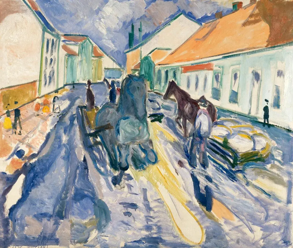 Runaway Horse in Street