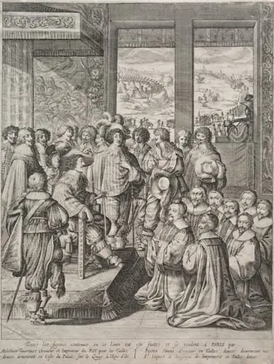 Louis XIII Receiving a Deputation of Magistrates