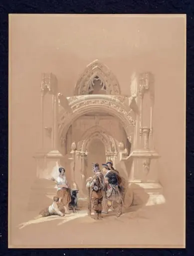 The Porch at Roslin, near Edinburgh