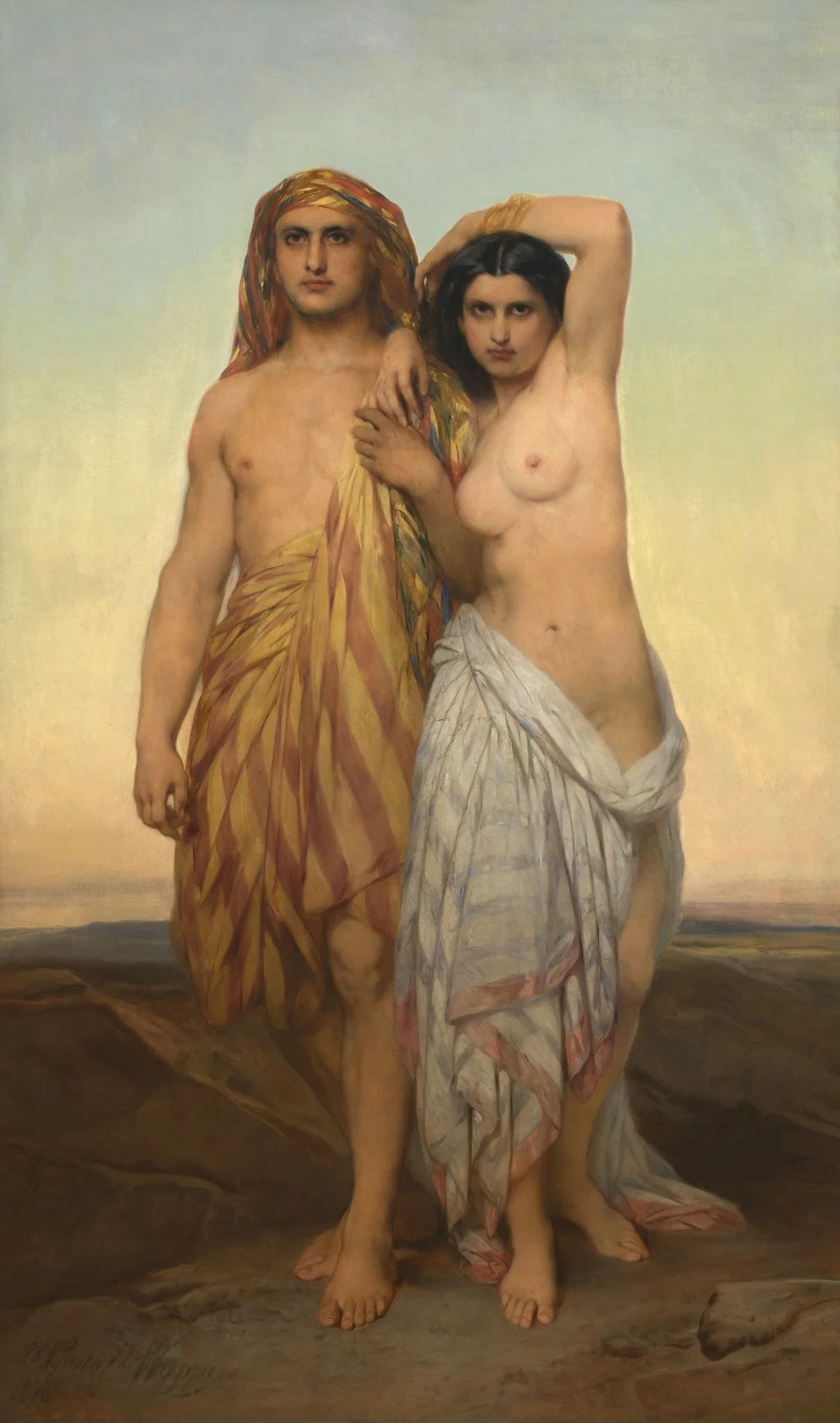 The Shulamite, by Égide Charles Gustave Wappers, oil, 1870
