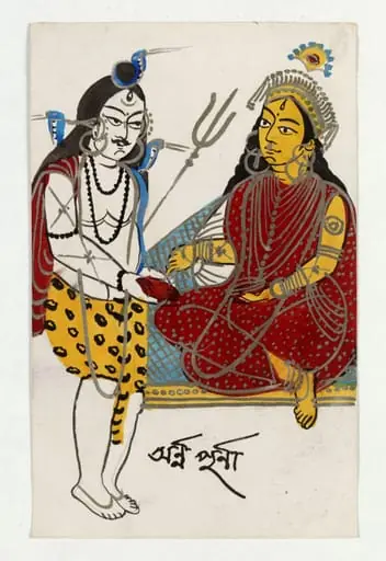 Durga as Annapurna