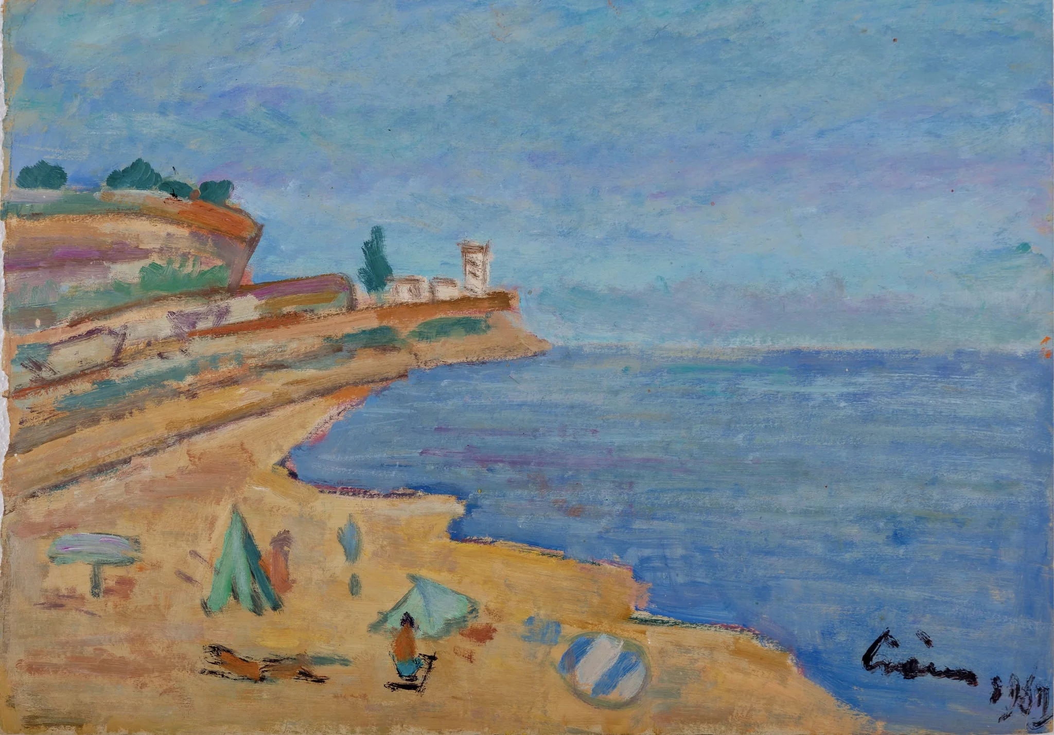 Plajă, by Mihăilescu-Craiu Victor, 1961