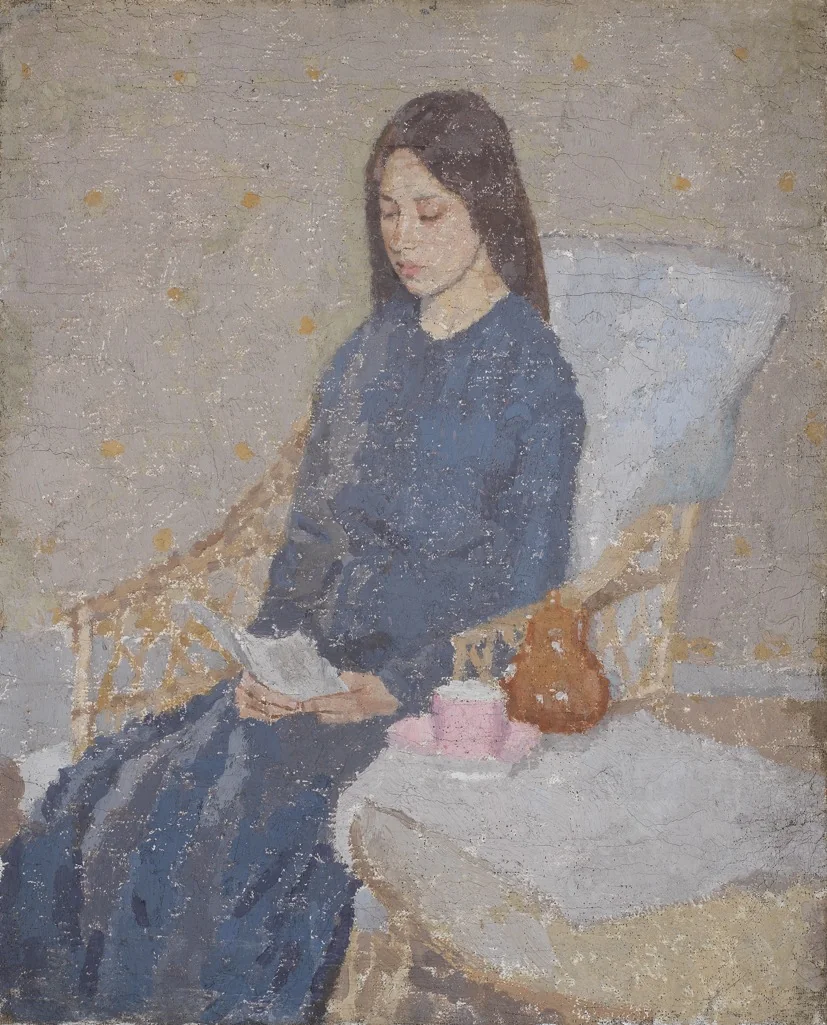 The Convalescent, by Gwen John, oil, 1923