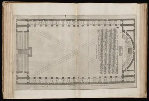 Plan of the Cortile Belvedere