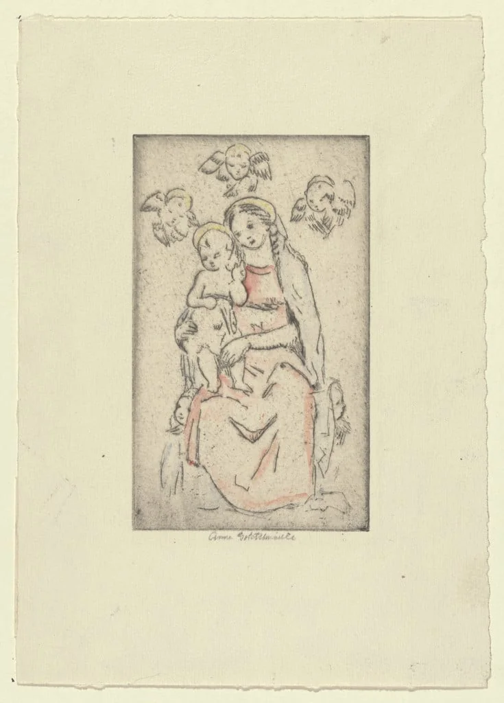 Untitled, by Anne Goldthwaite, watercolor, 1925