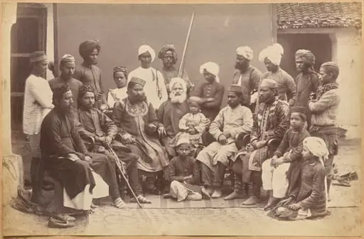 Mowhri Rahman Alli Khan family, Rewa (recto, bottom)