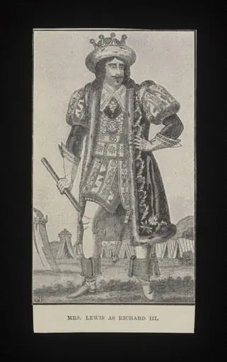 Mrs Lewis as Richard III