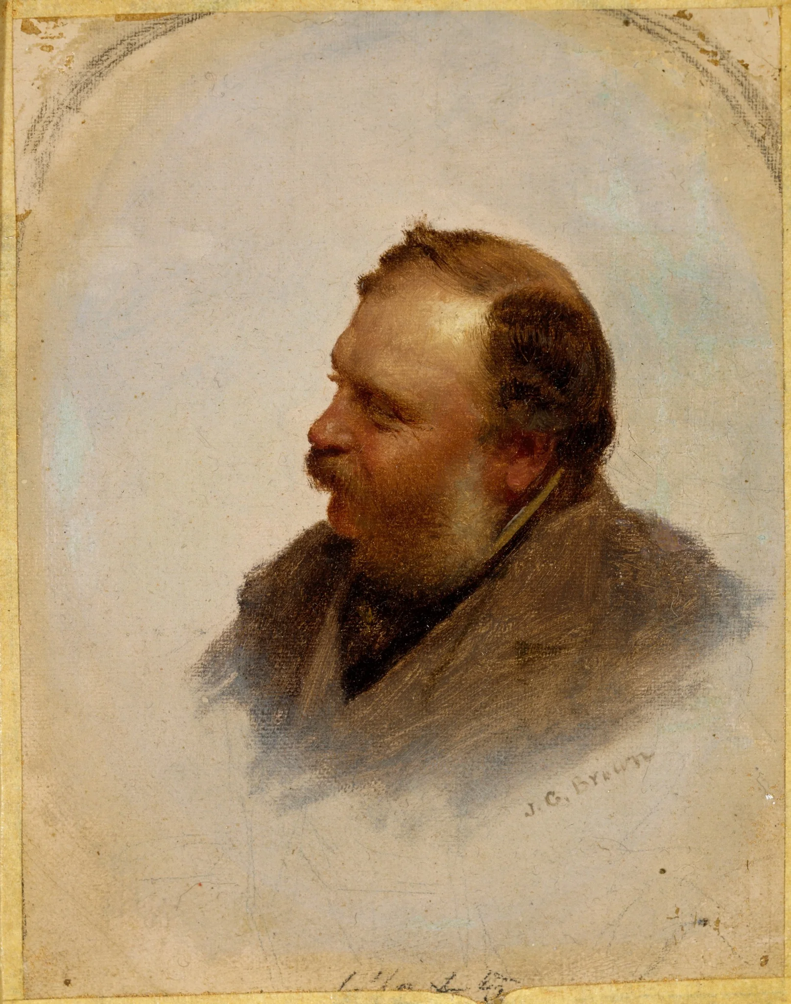 Portrait of William Brand, by John George Brown, oil, 1881