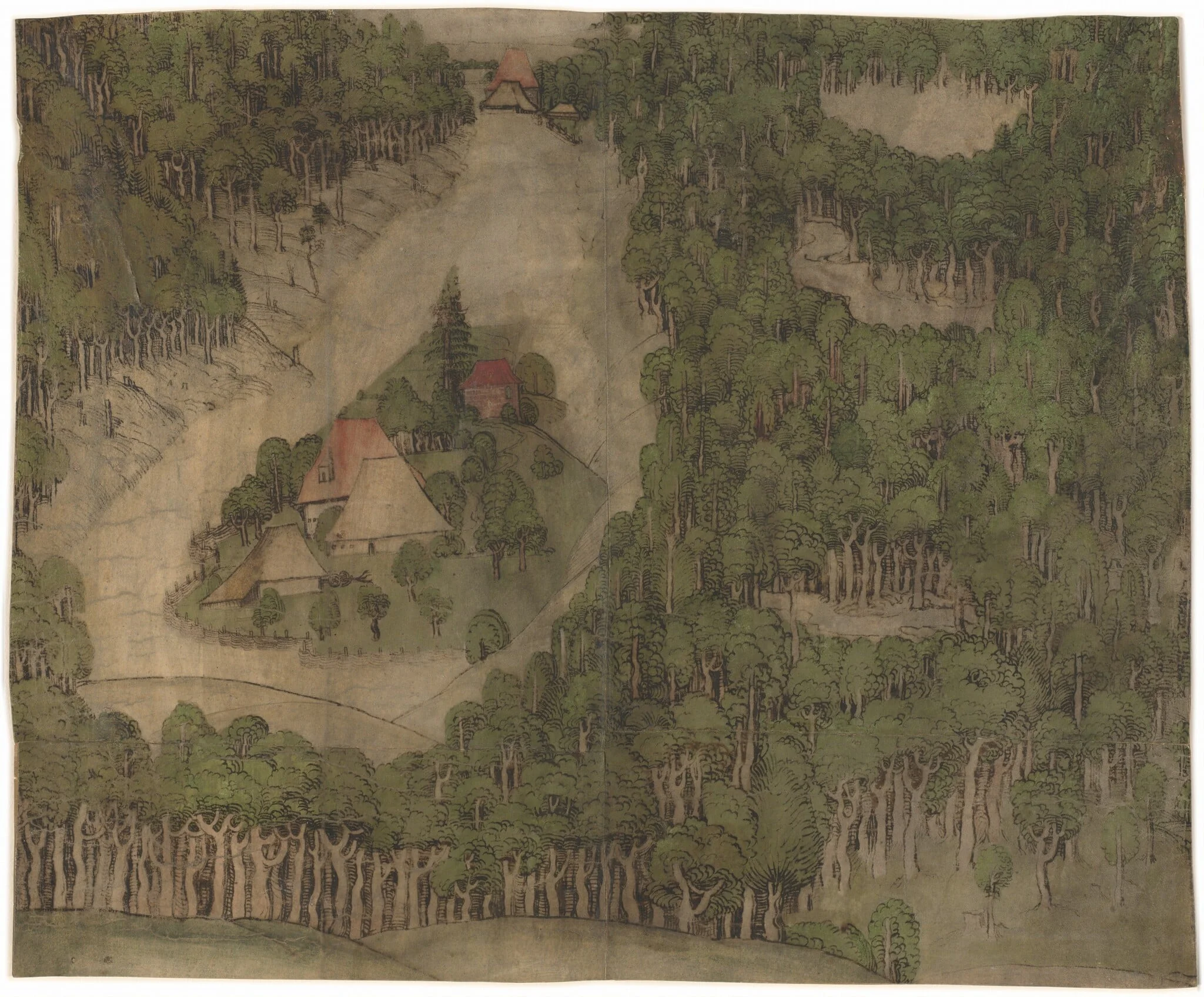A Farmstead in a Wood