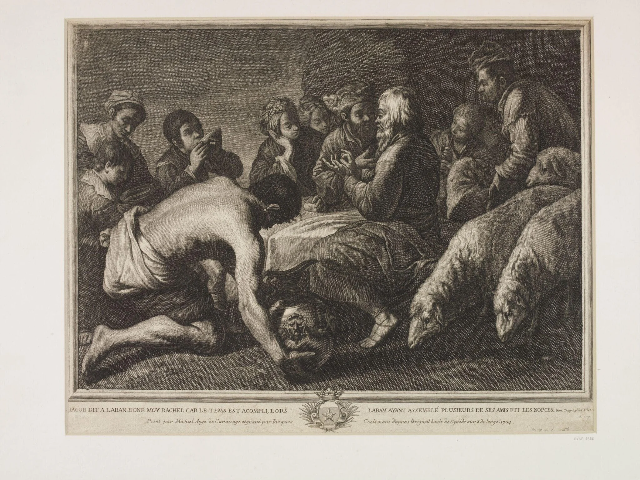 Laban giving his Daughter Rachel to Jacob