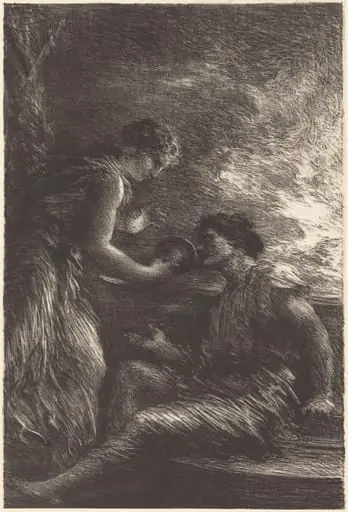 Sieglinde and Siegmund from Act I of "The Valkyrie"