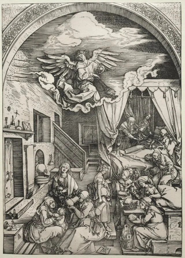 The Birth of the Virgin, by Albrecht Dürer, 1504