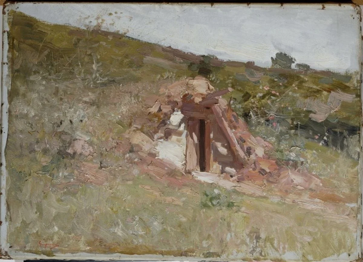 Bordei, by Nicolae Grigorescu, unspecified, 1850