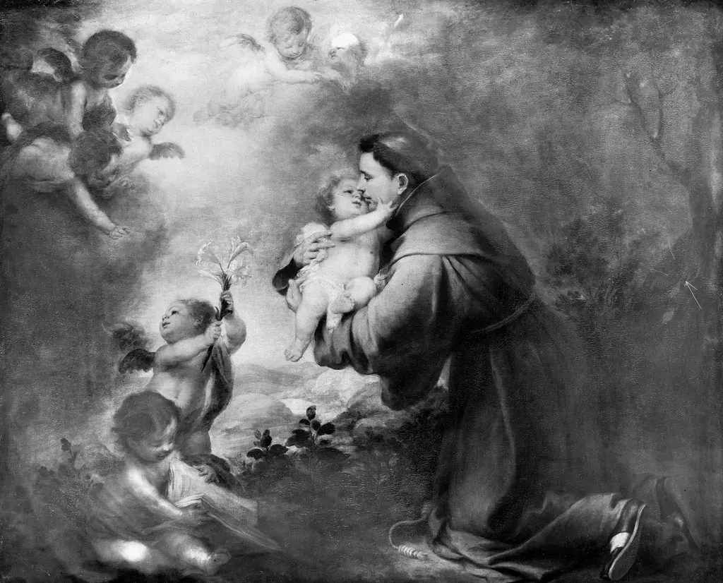 Saint Anthony of Padua with Christ as a child