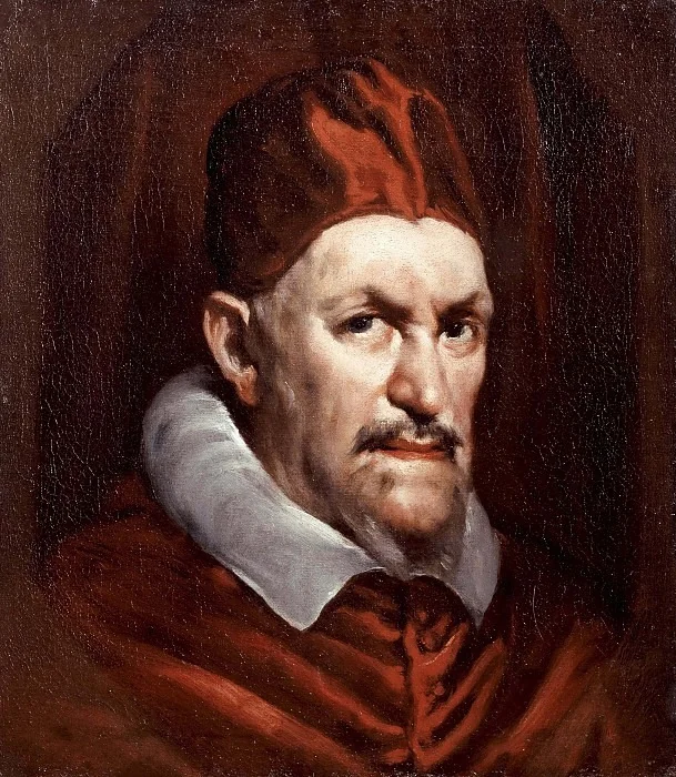 Portrait of Pope Innocent X, by Unknown, oil, 1650