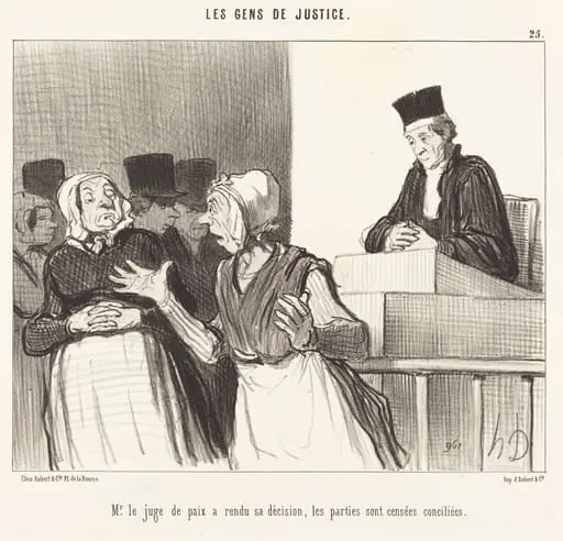 Mr. le Juge de paix a rendu sa décision...