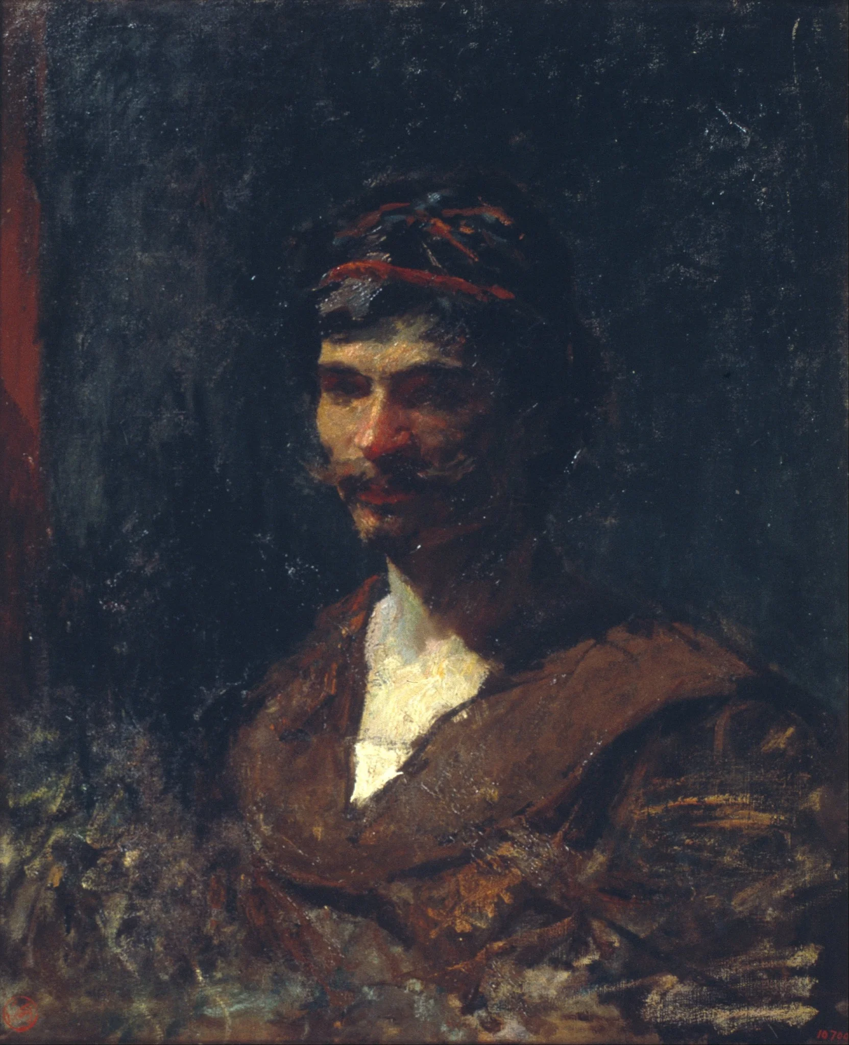 Bust of a Man. Allegory of Bacchus