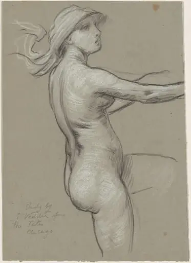 Study for "The Fates Gathering in the Stars"