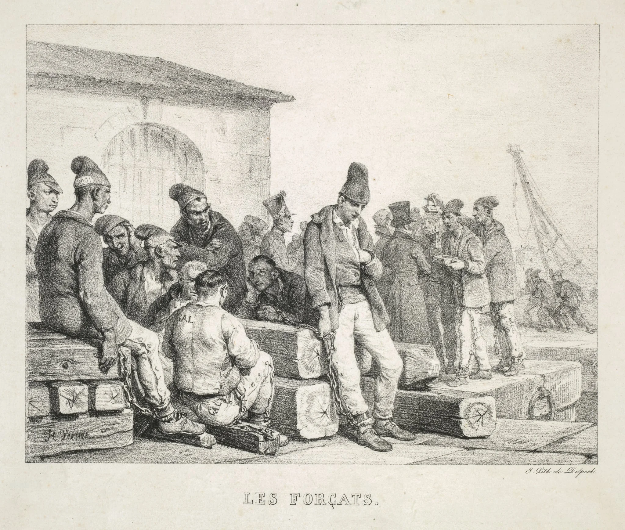 The Convicts, by Horace Vernet, 1826