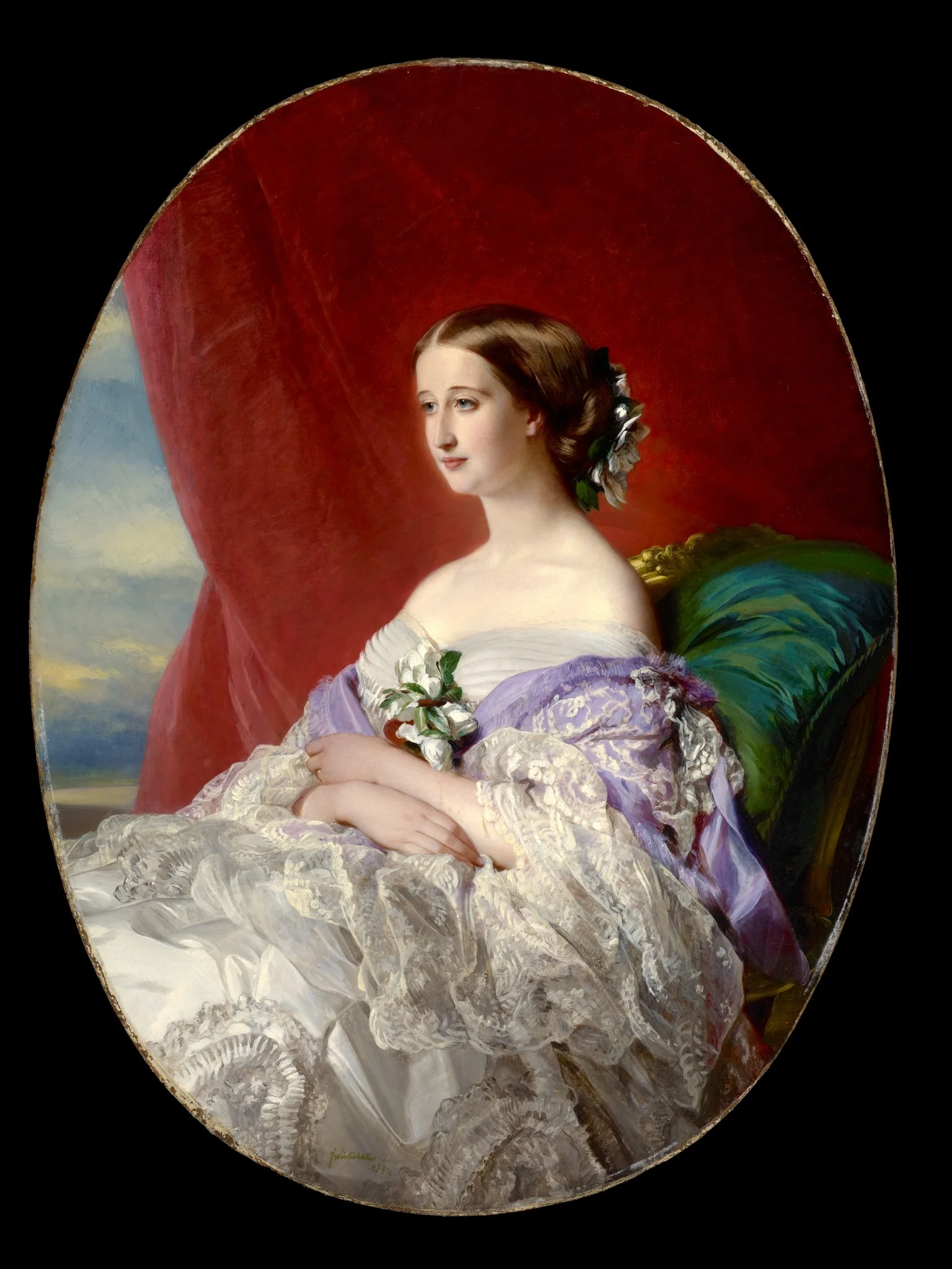 Empress Eugénie, by Franz Xaver Winterhalter, oil, 1854